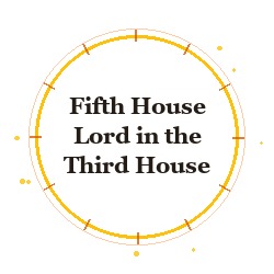 Fifth House Lord in the Third House